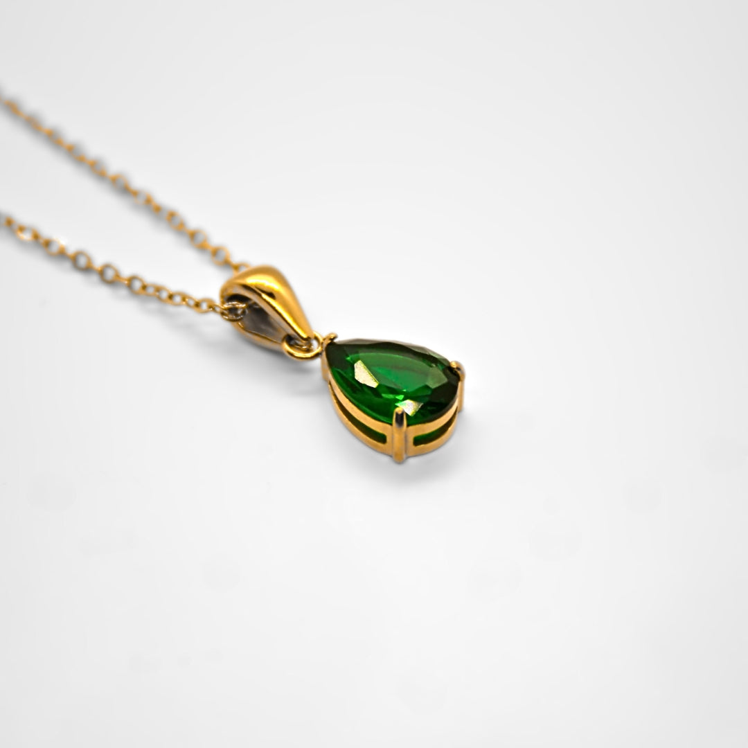 Gemstone Drop Necklace