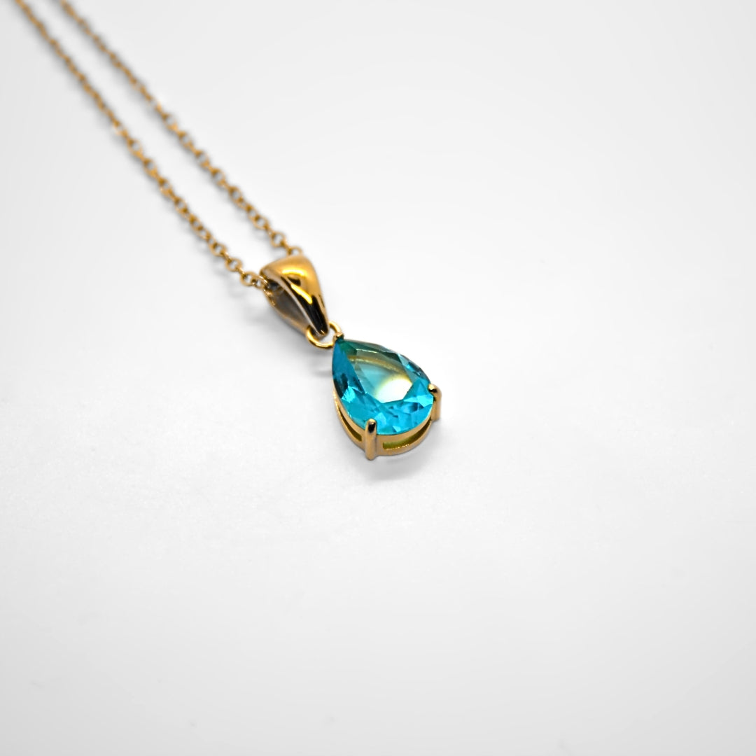 Gemstone Drop Necklace