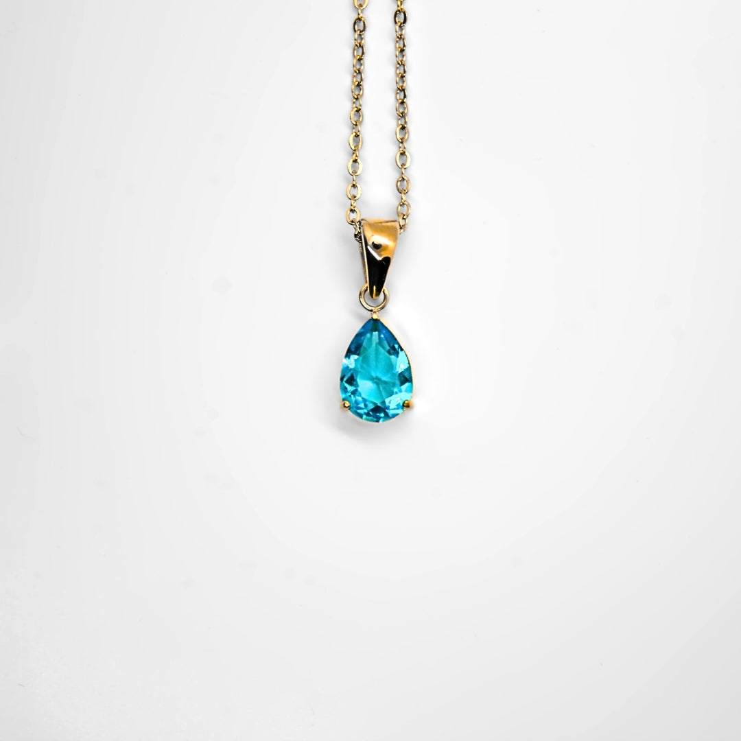 Gemstone Drop Necklace
