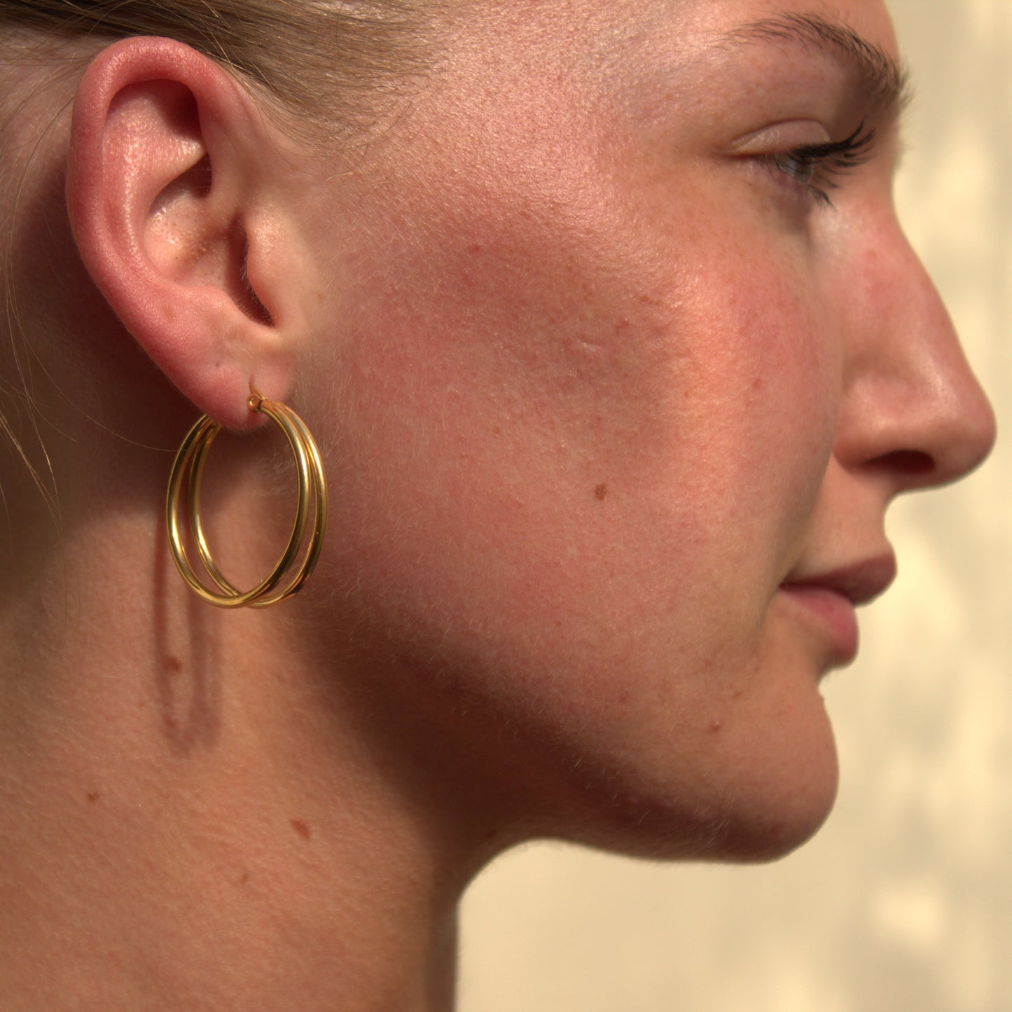 Double Layered Hoop Earrings