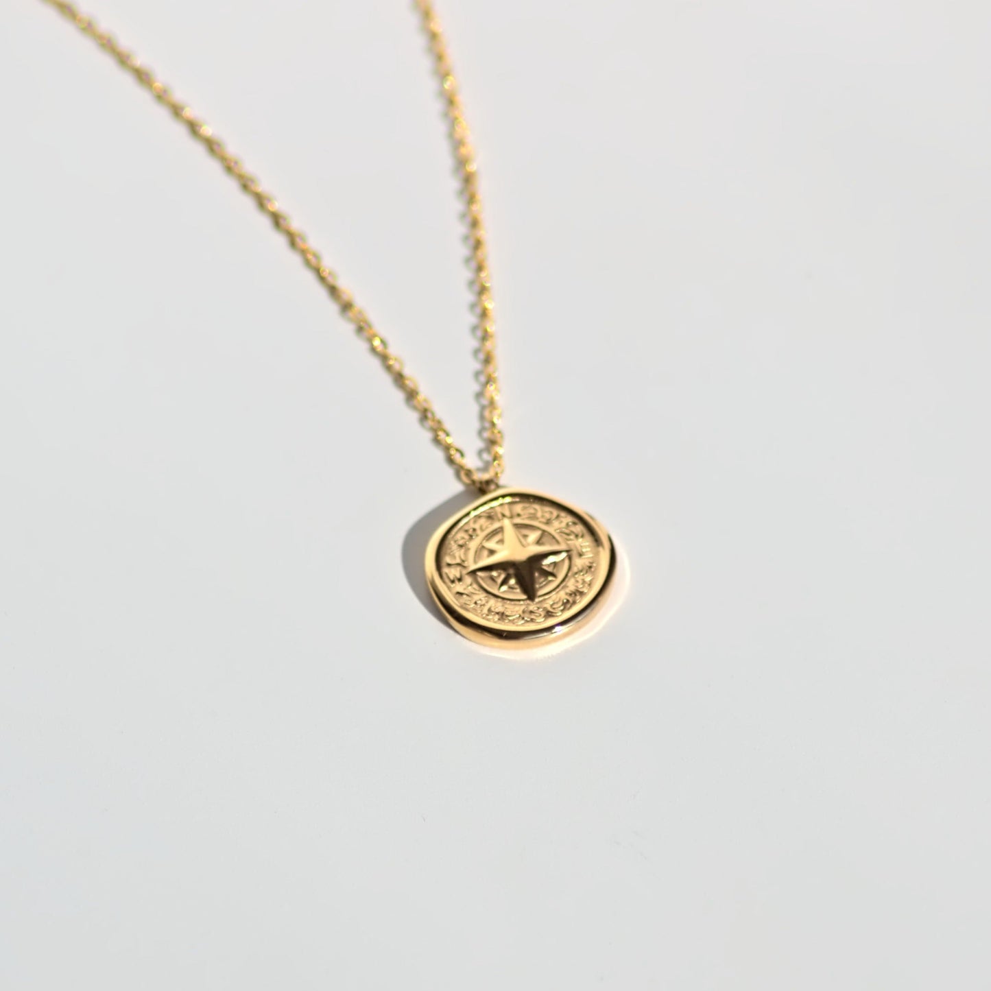 Gold North Star Necklace