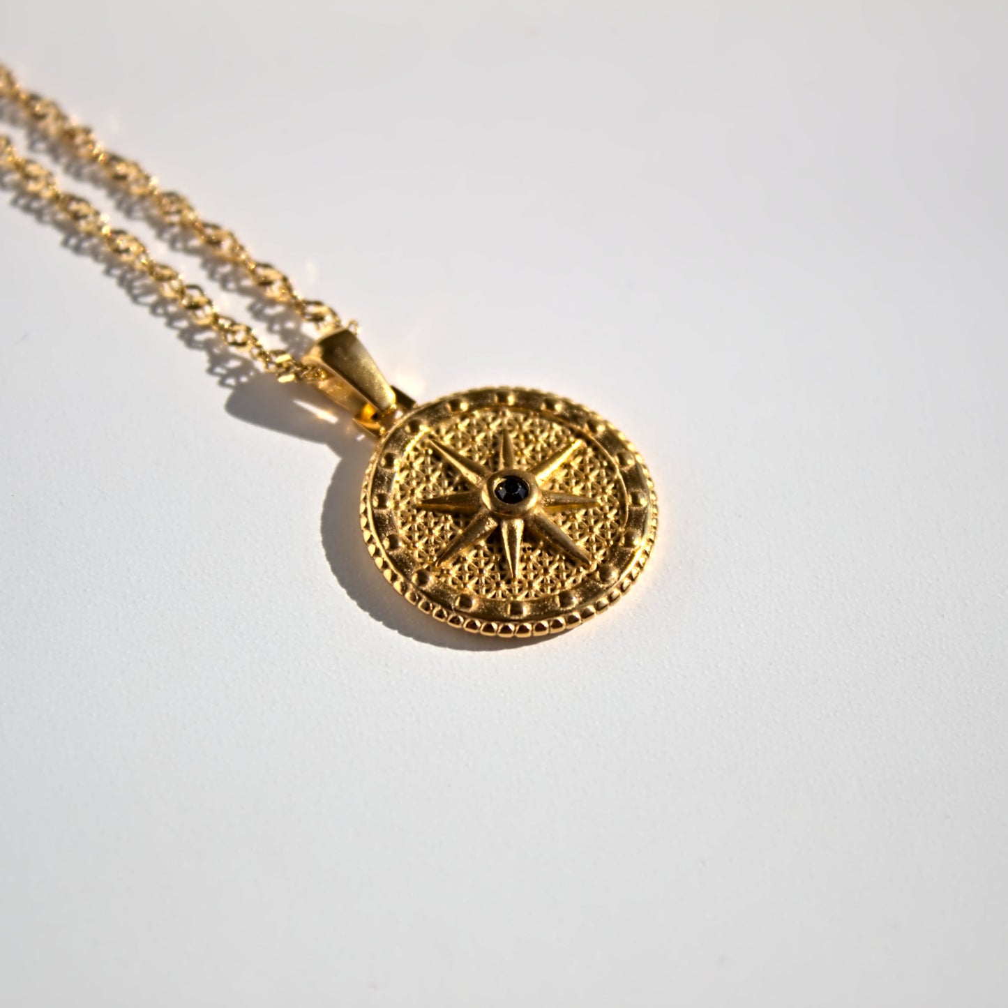 Gold North Star Necklace