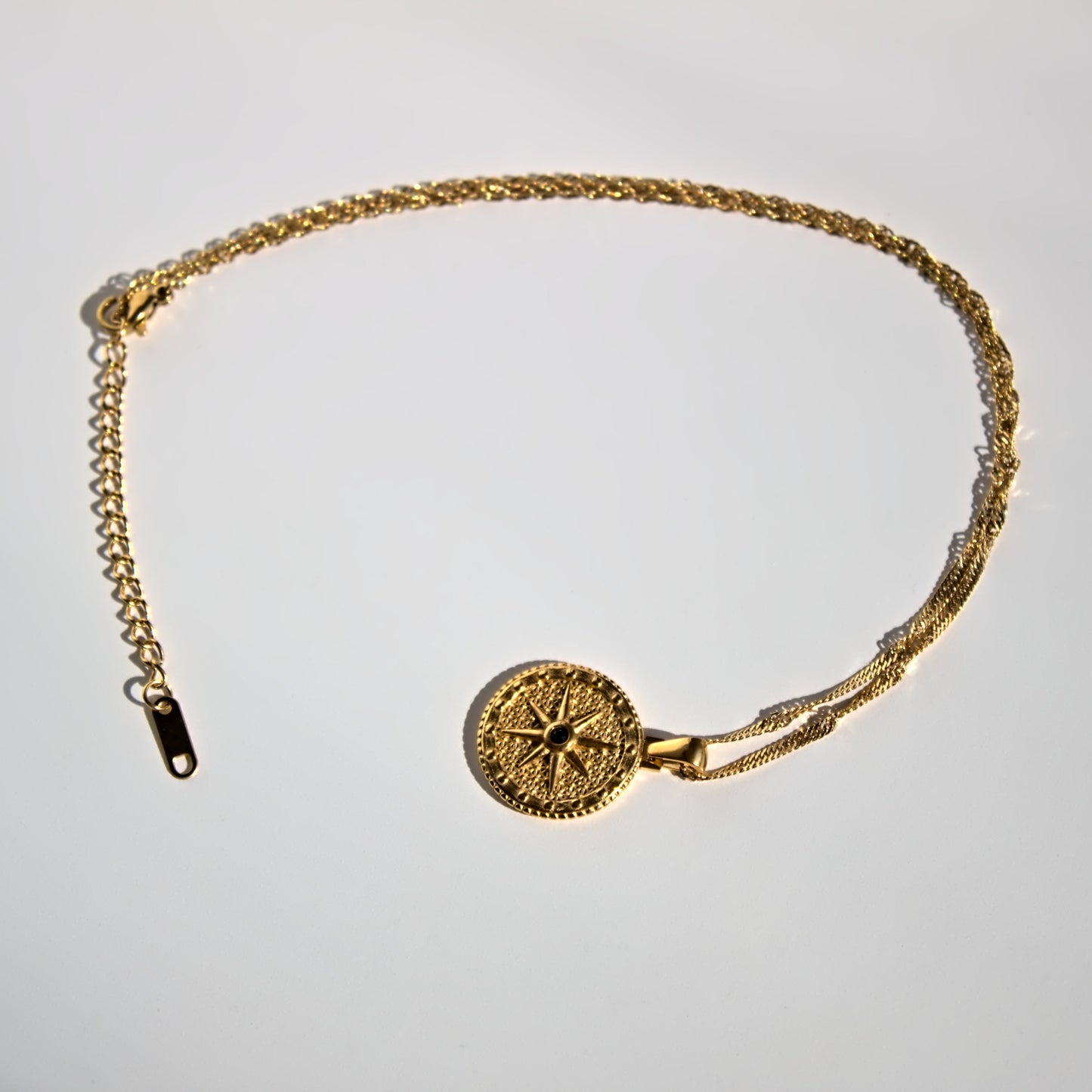 Gold North Star Necklace