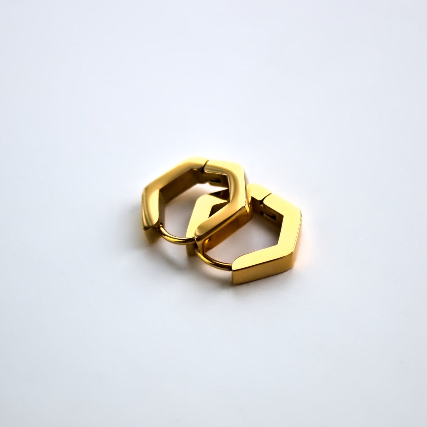 Geometric Hexagon Earrings