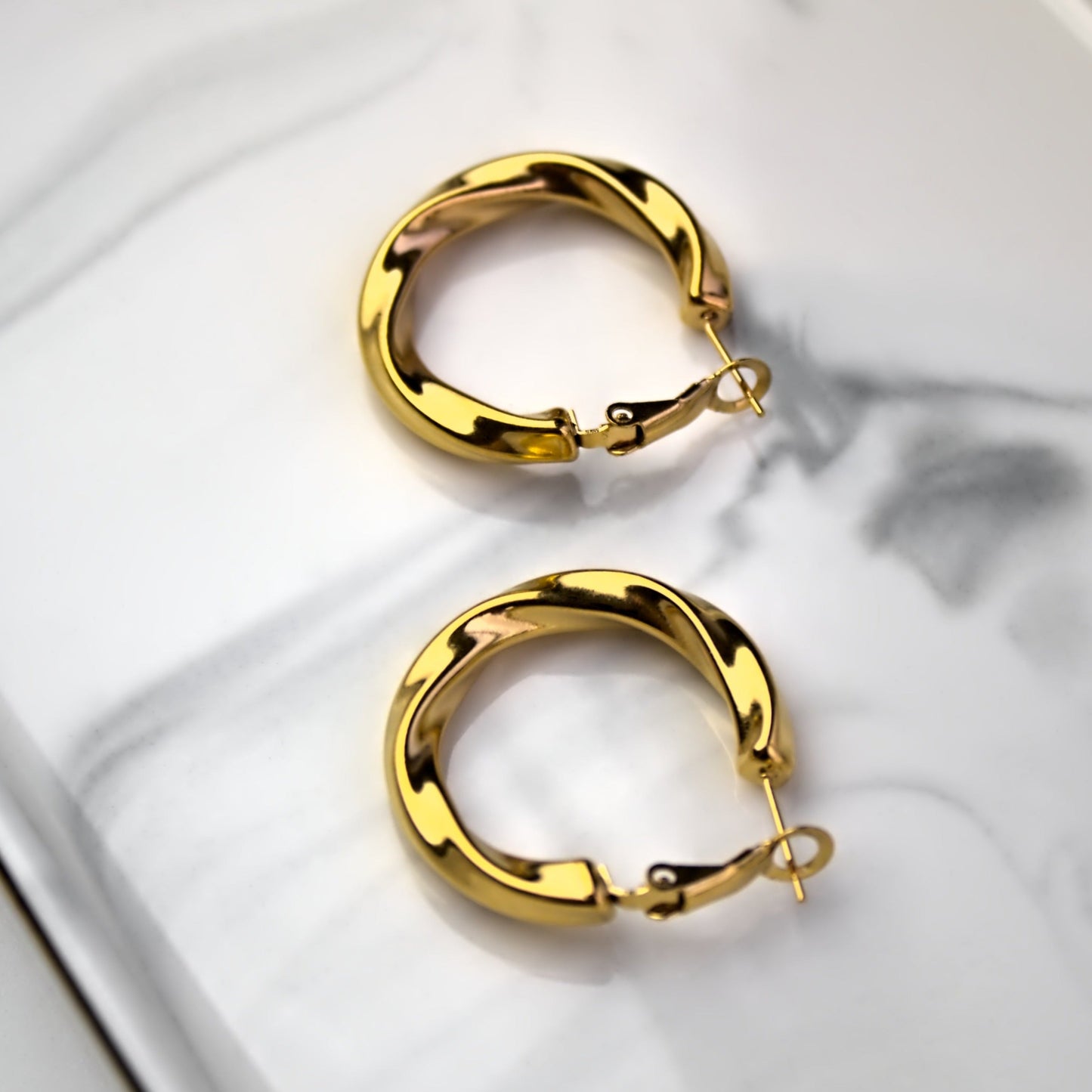 Twisted Curved Earrings