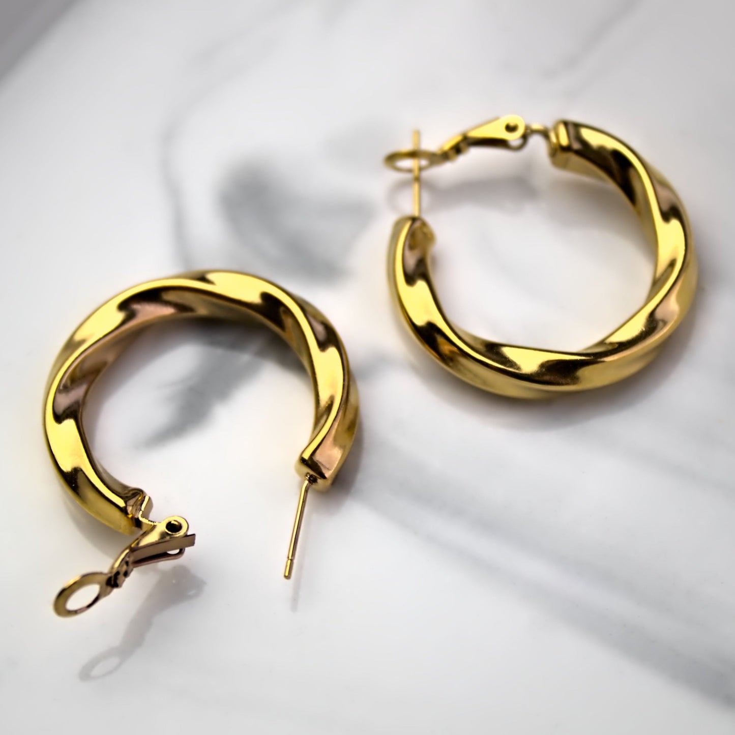 Twisted Curved Earrings