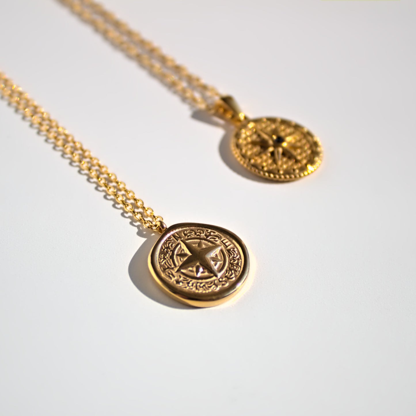 Gold North Star Necklace