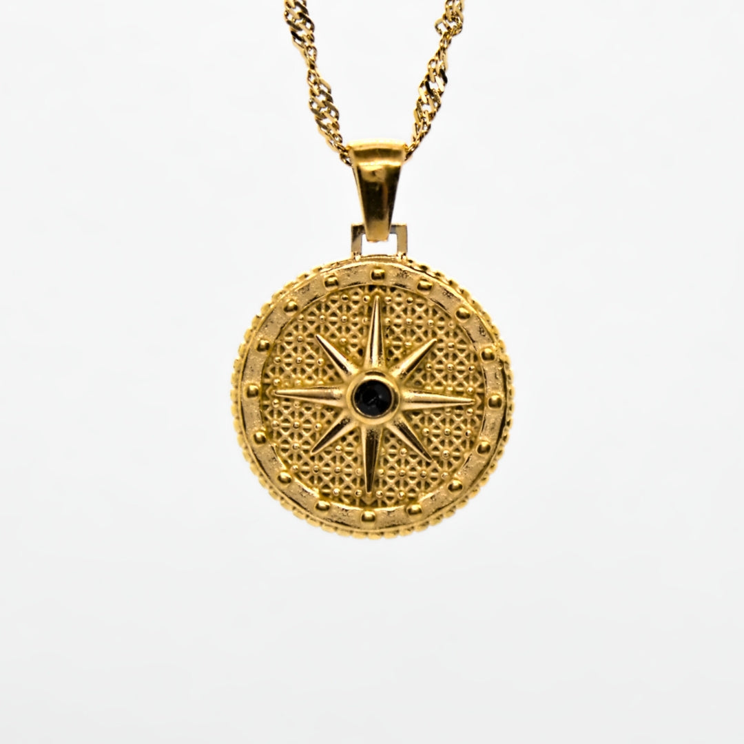 Gold North Star Necklace